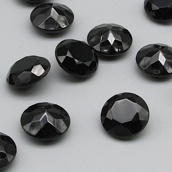 60ss Jet Black Faceted Dentelles (4)