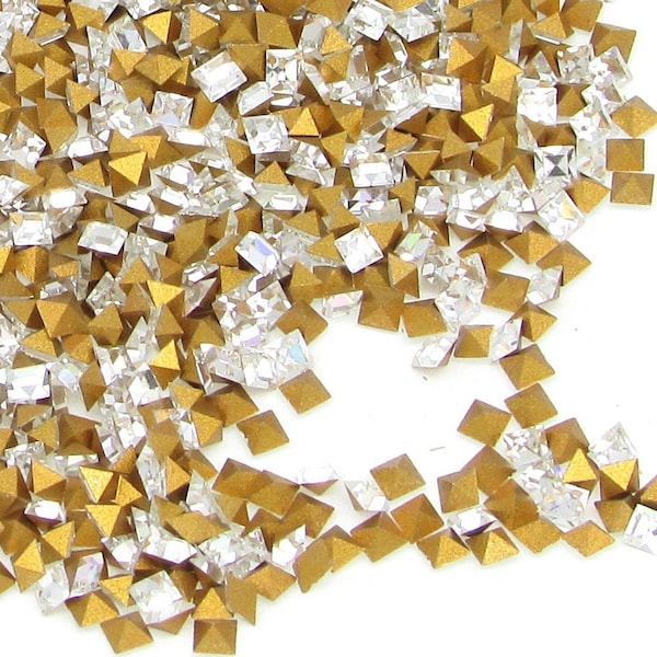 Square Stone Ring - Etsy