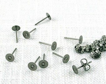5mm Titanium Earring Posts Bulk Lot