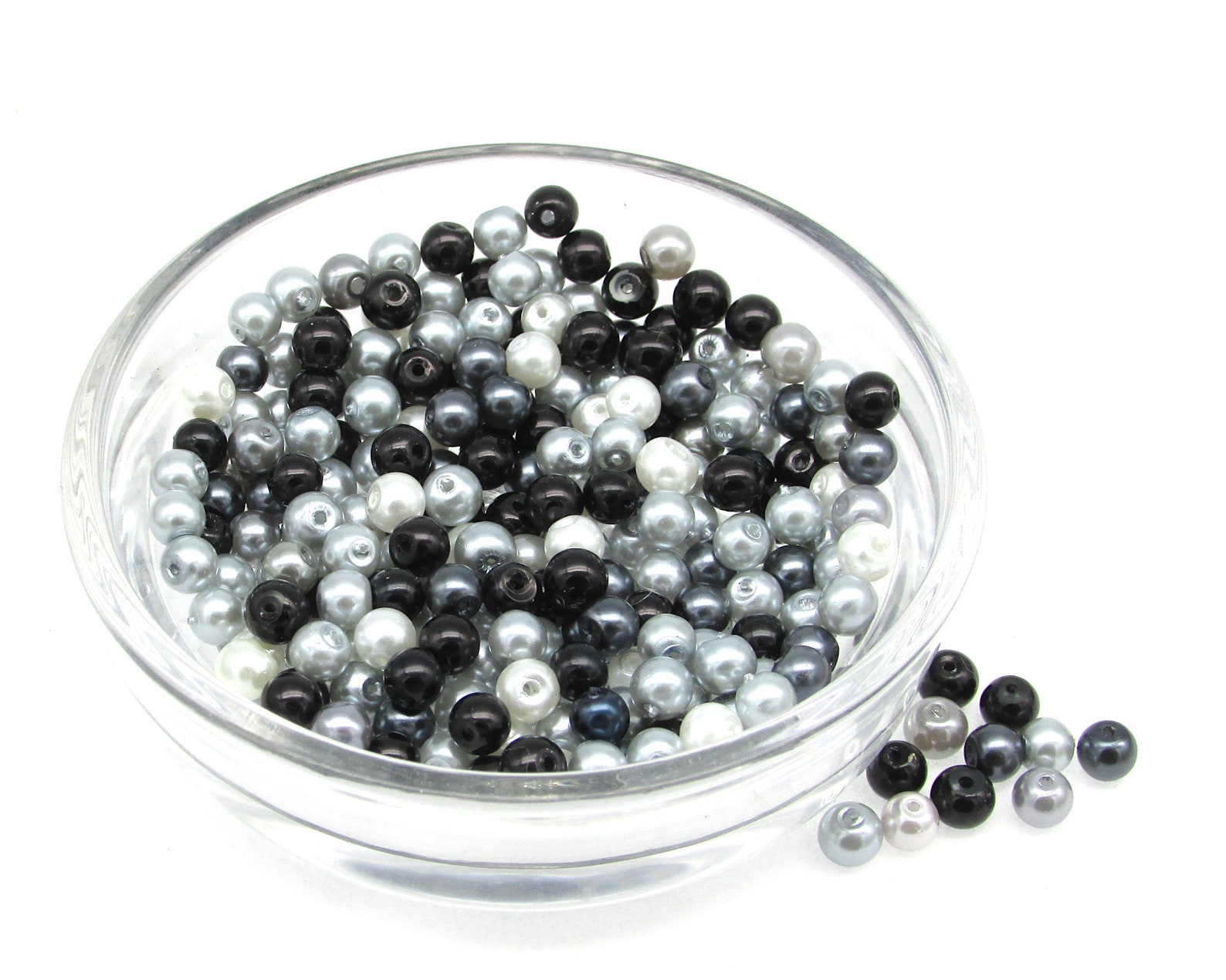 4mm Glass Pearls 20g Etsy