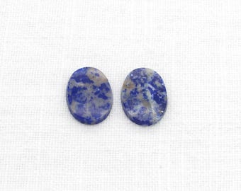 Sodalite Oval Low Dome Gemstone Cabochons