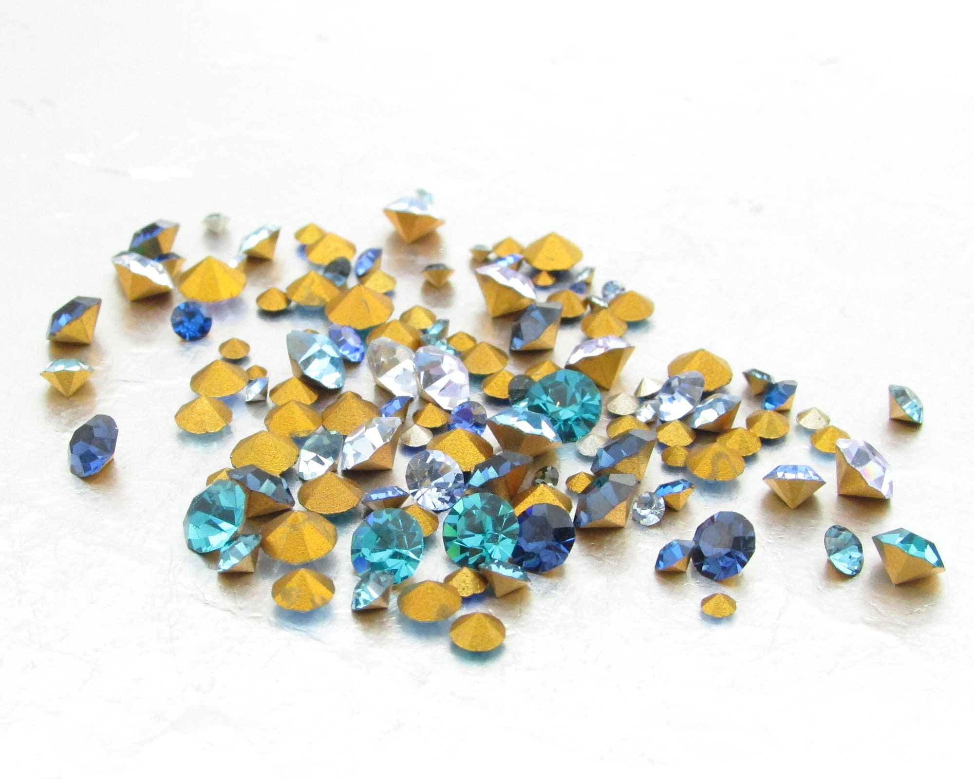 Rhinestone Chaton Mix 3ss-20ss Crystal Point Backs, 1.5-4.68mm Non ...