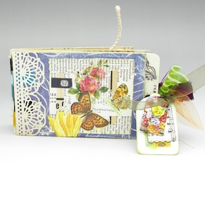 Mini Tag Junk Journal with Tab Binding