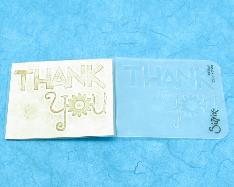 Small Embossing Folder Sizzix Choice of Pattern Etsy