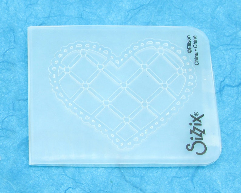 Small Embossing Folder Sizzix Choice of Pattern Etsy