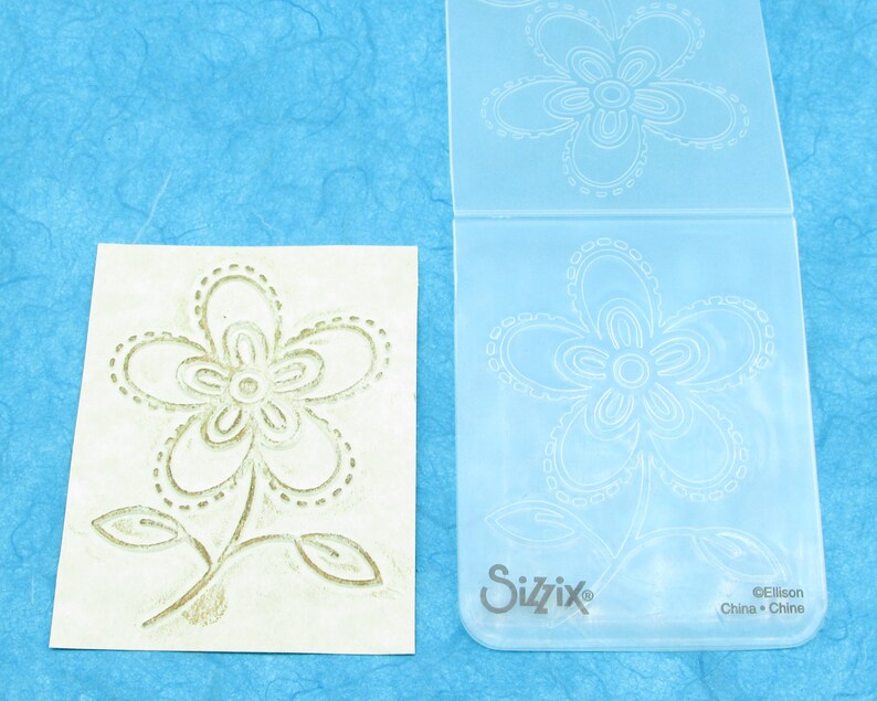 Small Embossing Folder Sizzix Choice of Pattern Etsy