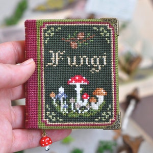 Fungi Book Stitch Along.HalloweenCross StitchStitch.Mushroom Cross Stitch Pattern. Cottagecore Cross Stitch. SAL by LivingOnTheRainbow image 4