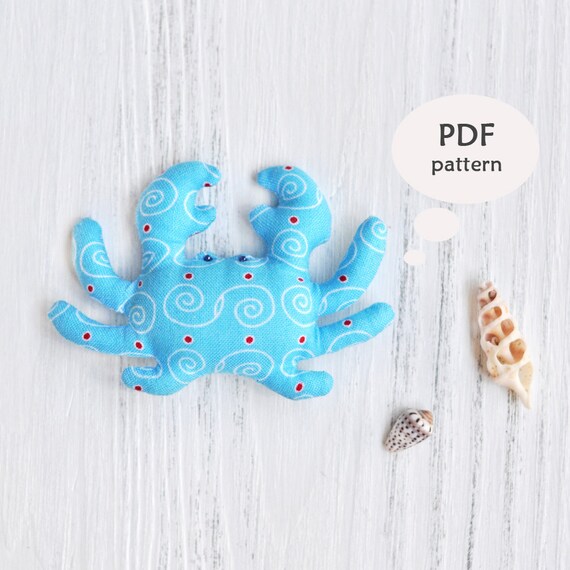 crab plush pattern
