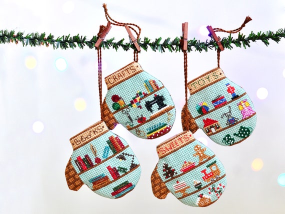 Mini Christmas Garden - Cross Stitch Kit – unabuenapieza