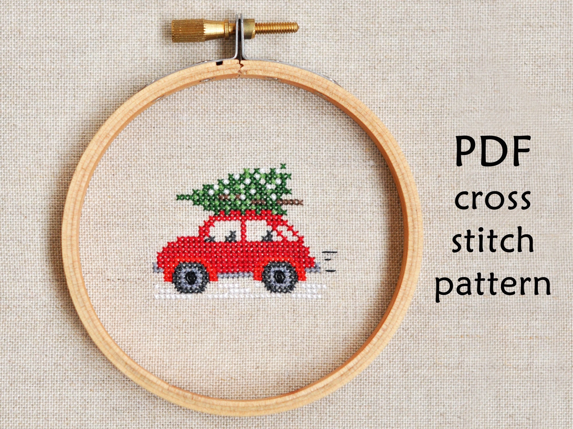 Christmas Advent Calendar Cross Stitch PDF Merry Christmas Pattern Winter  Advent Sampler Cross Stitch Pattern 