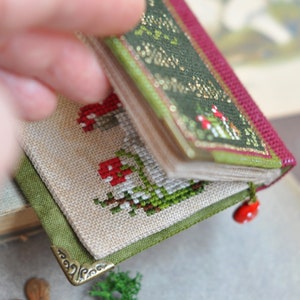 Fungi Book Stitch Along.HalloweenCross StitchStitch.Mushroom Cross Stitch Pattern. Cottagecore Cross Stitch. SAL by LivingOnTheRainbow image 9