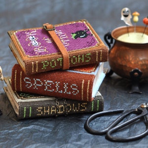 Book of Shadows Halloween Stitch Along SAL. Halloween Cross Stitch Stitch-A-Long. Gothic Cross Stitch Pattern. SAL by LivingOnTheRainbow image 10