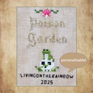Poison Garden Book kruissteekpatroon, Halloween SAL Stich-A-Long (pdf-patroon) afbeelding 4