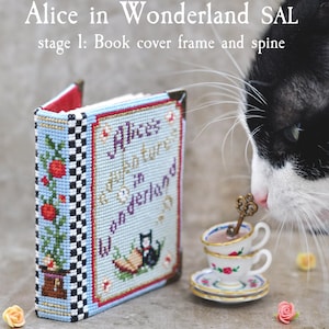 Alice In Wonderland Book Cross Stitch Pattern: Stitch-Along by LivingOnTheRainbow, SAL, Stich-A-Long (PDF Pattern) image 7