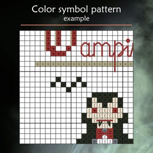 Book of Shadows Cross Stitch PDF Pattern: 3D Witchy Grimoire, Altar Decor image 7