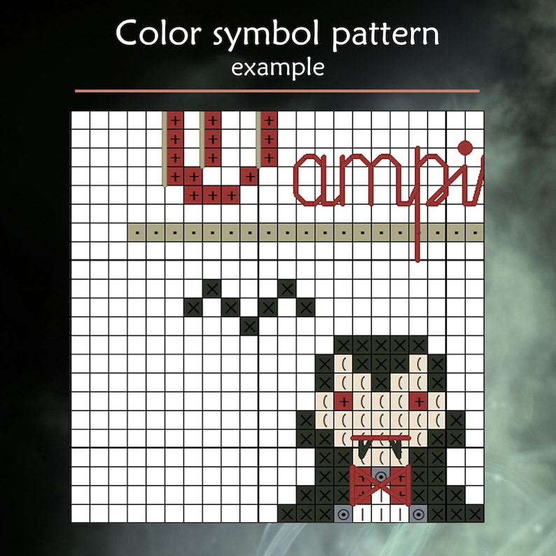 Book of Shadows Cross Stitch PDF Pattern: 3D Witchy Grimoire, Altar Decor image 7