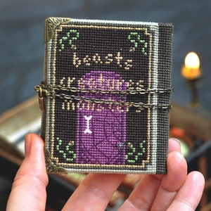 Book of Shadows Halloween Stitch Along SAL. Halloween Cross Stitch Stitch-A-Long. Gothic Cross Stitch Pattern. SAL by LivingOnTheRainbow image 2