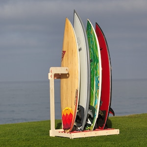 Alexey Surfboard Rack - free-standing, vertical rack for surfboards