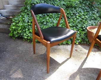 Set of 2 Ikea Eliot Scandinavian Design Textured Bamboo Metal Legs