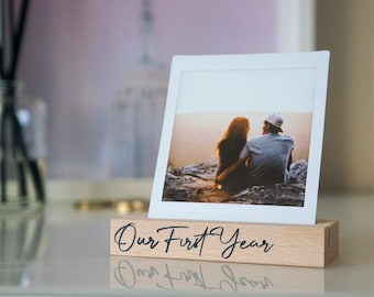 Custom wooden instax stand & photo print // Real film print