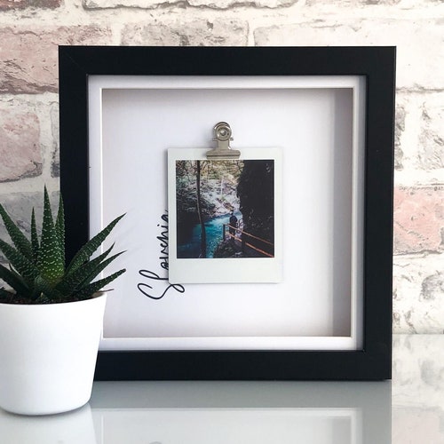 Personalised Square Prints Frame // Your Chosen Photos & Text Etsy UK
