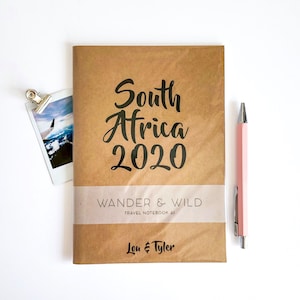 Travel Notebook // Personalised // Adventure Journal // Lined or Plain