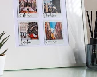 Custom Instax print frame // Your chosen photos & text