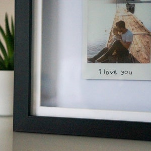 First Fathers Day Custom Instax photo Frame / Personalised photo and text