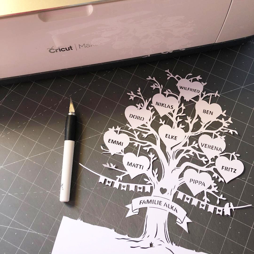 Cricut DIY cadre Famille 