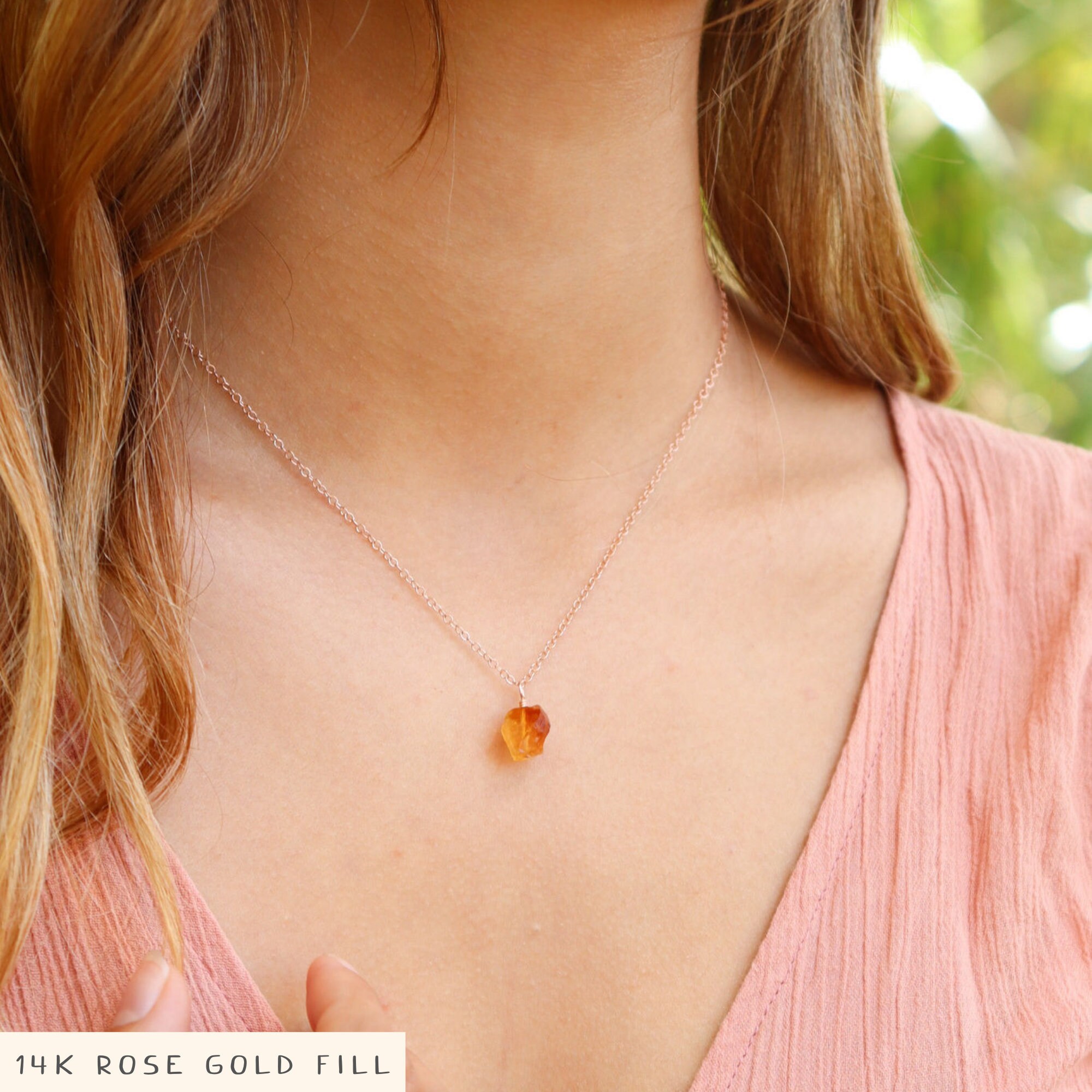 Tiny Raw Yellow Citrine Gemstone 