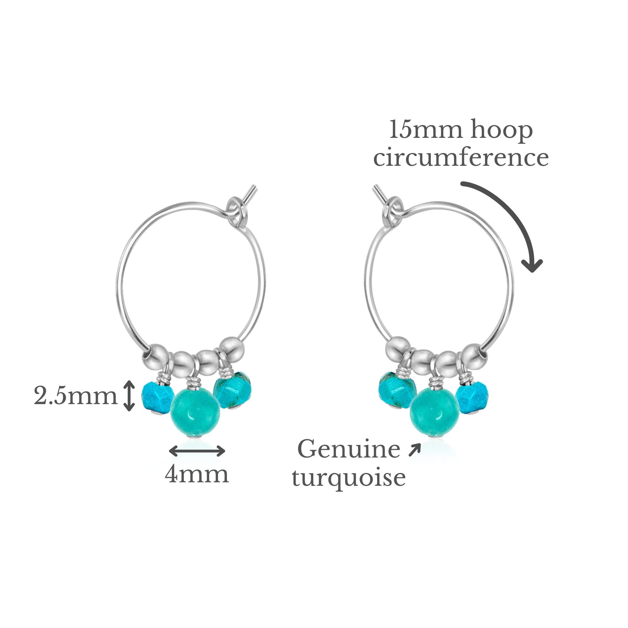 August Forever Silver Austrian Crystal Birthstone 15mm Full Hoop Earrings Surgical Steel Posts August Forever Silver Austrian Crystal Birthstone 15mm Full Hoop Earrings Surgical Steel Posts