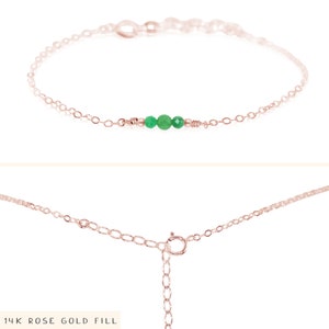 Aventurine dainty bracelets. Aventurine bracelet. Balance bracelet. Minimalist bracelet. Chakra bracelet. Delicate bracelet. Simple bracelet 14k Rose Gold Fill