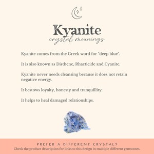 Kyanite protection bracelet. Kyanite bracelet. Womens bracelet. Bead bracelet. Gemstone bracelets. Bracelets for women. Beaded bracelets. image 7