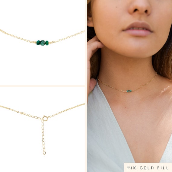 Emerald choker gold discount