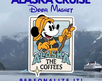 ALASKA CRUISE | Mickey Door Magnet | Door Decorations