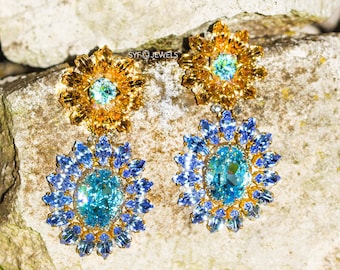 Earrings "Anahita" made with Swarovski ® elements