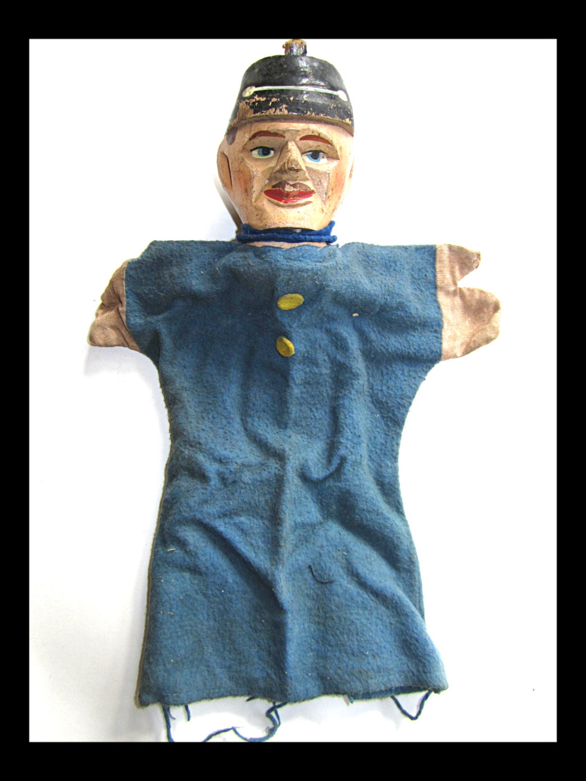 3 Antique 20's German Wooden Hand Puppets from Kasperle Etsy