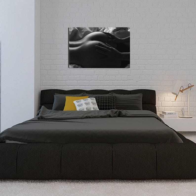 Startonight Canvas Wall Art Black and White Abstract SPA | Etsy