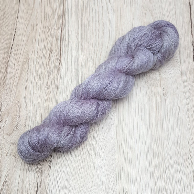 4ply BFL Bluefaced Leicester Wool Yarn \u2013 Purple Haze