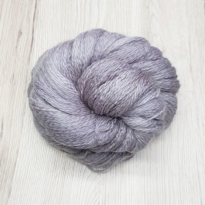 4ply BFL Bluefaced Leicester Wool Yarn \u2013 Purple Haze