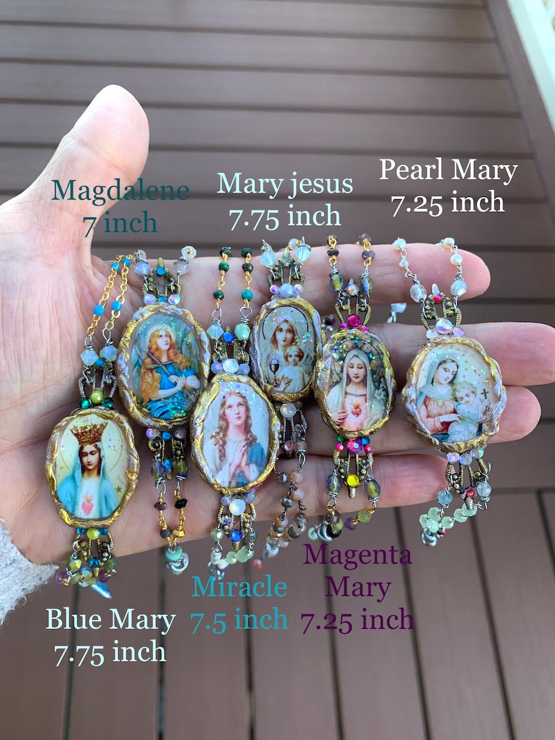 Sacred Bracelets Mother Mary Jesus Archangel Michael Easter Mary Magdalene Spiritual Religious Angelic Bracelet Mothers Day Gift image 6