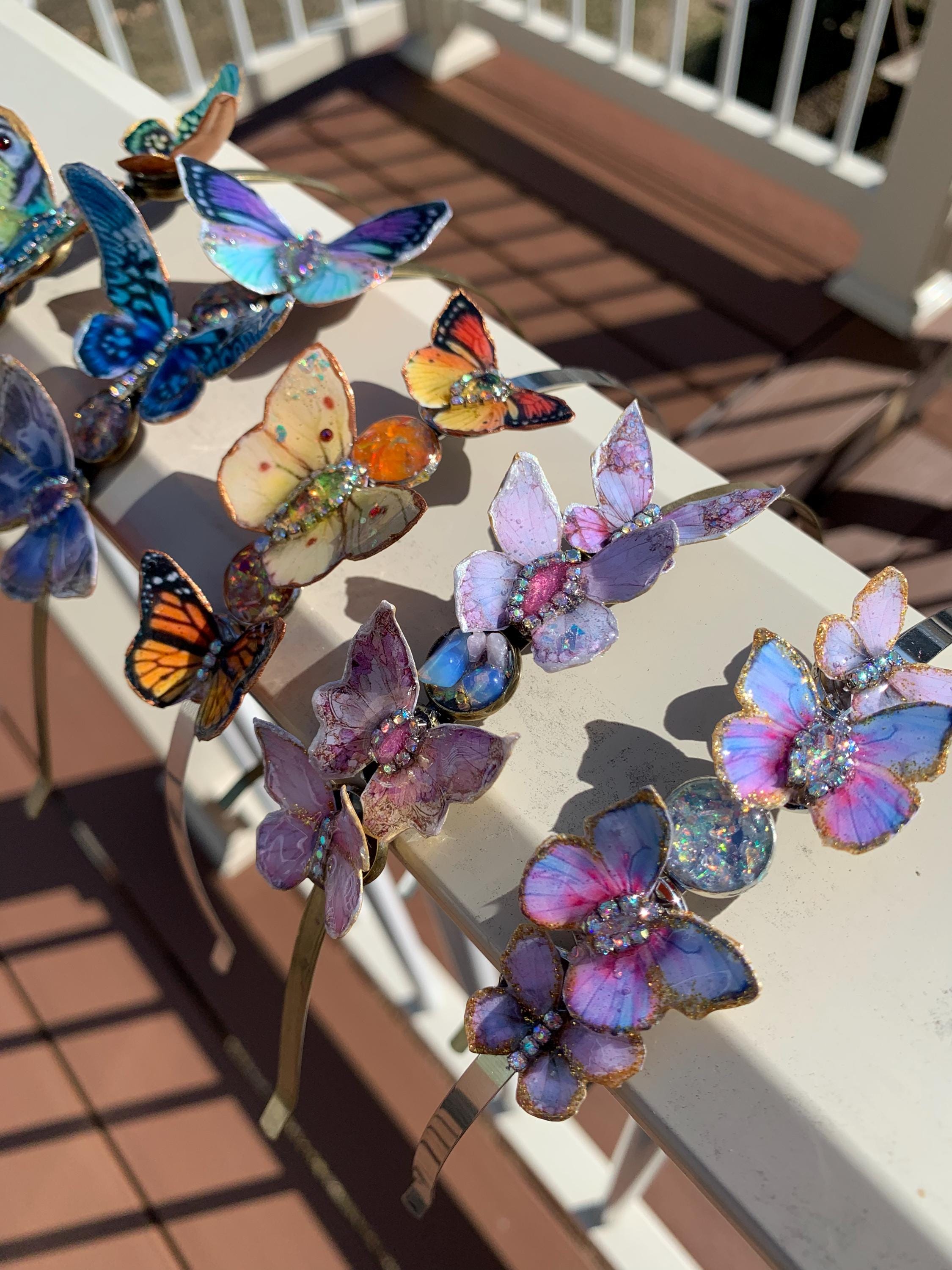 Butterfly Metal Headband - Etsy display picture 1