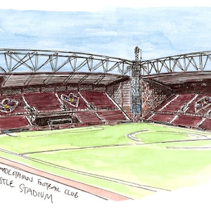 Hearts Football Club, Tynecastle Stadium a Gorgie, Edimburgo