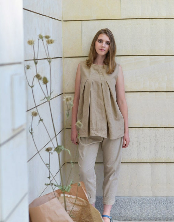 cute linen tops