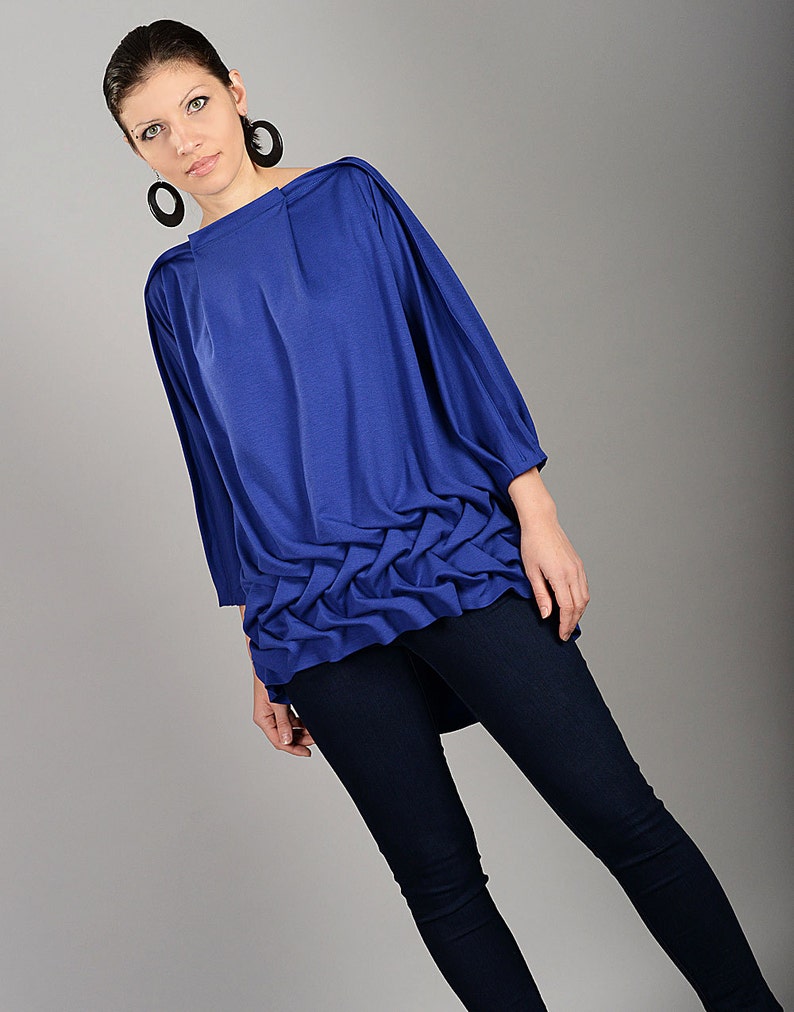 cobalt blue top plus size