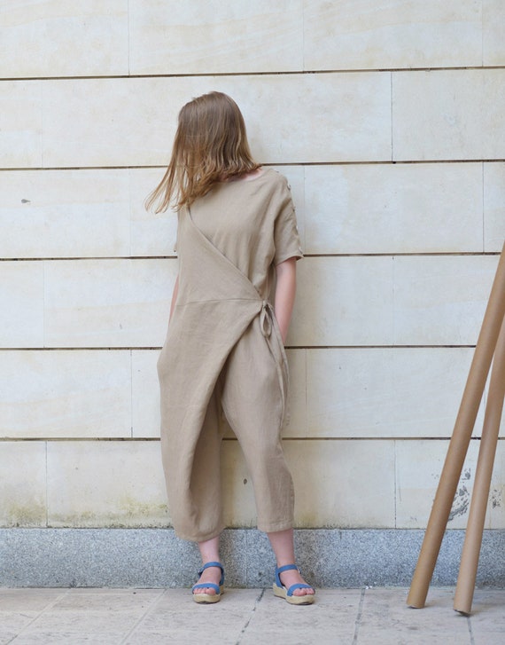 boho linen jumpsuit