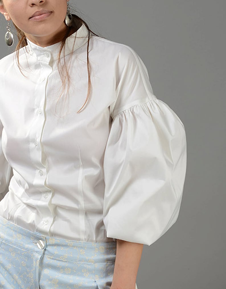 Puffed Sleeve Blouse