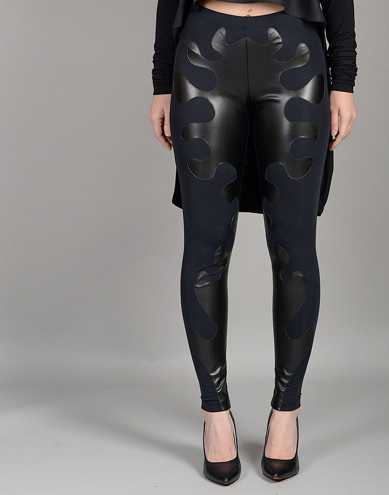 leather pants club outfit