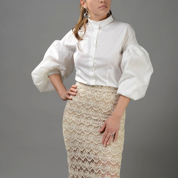 Luce Clay Pencil Skirt main image 1
