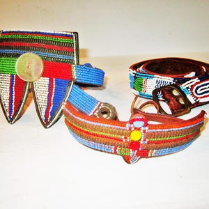 Vintage African Beaded Belt - Etsy display picture 2